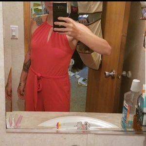 Ralph Lauren romper in burnt orange